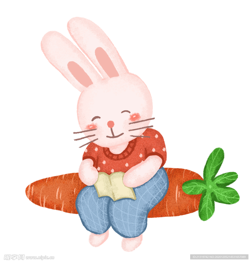 卡通兔子插画