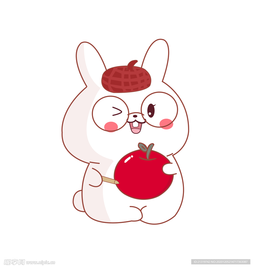 可爱卡通兔子