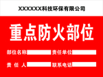 重点防火部位