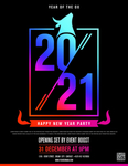 新年快乐2021晚会传单