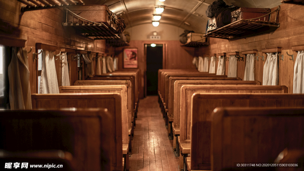 老旧火车车厢