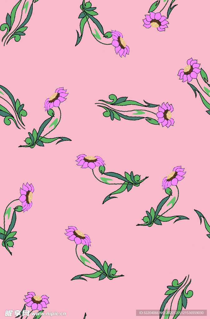 手绘花