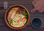手绘各地小吃