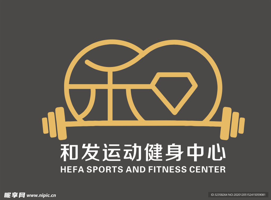 健身房logo