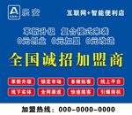 诚招加盟海报展板
