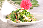 蔬菜拌大杏仁美食图片