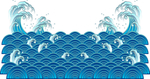 海浪矢量图素材