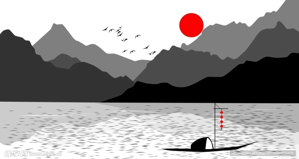山水画