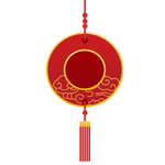 喜庆新年新春吊饰元素