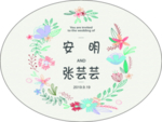 婚礼展板