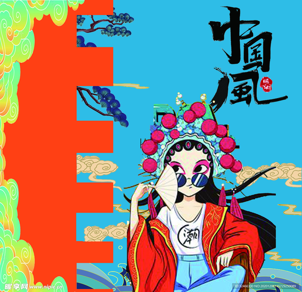 国潮背景