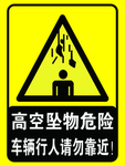 高空坠物 警示牌