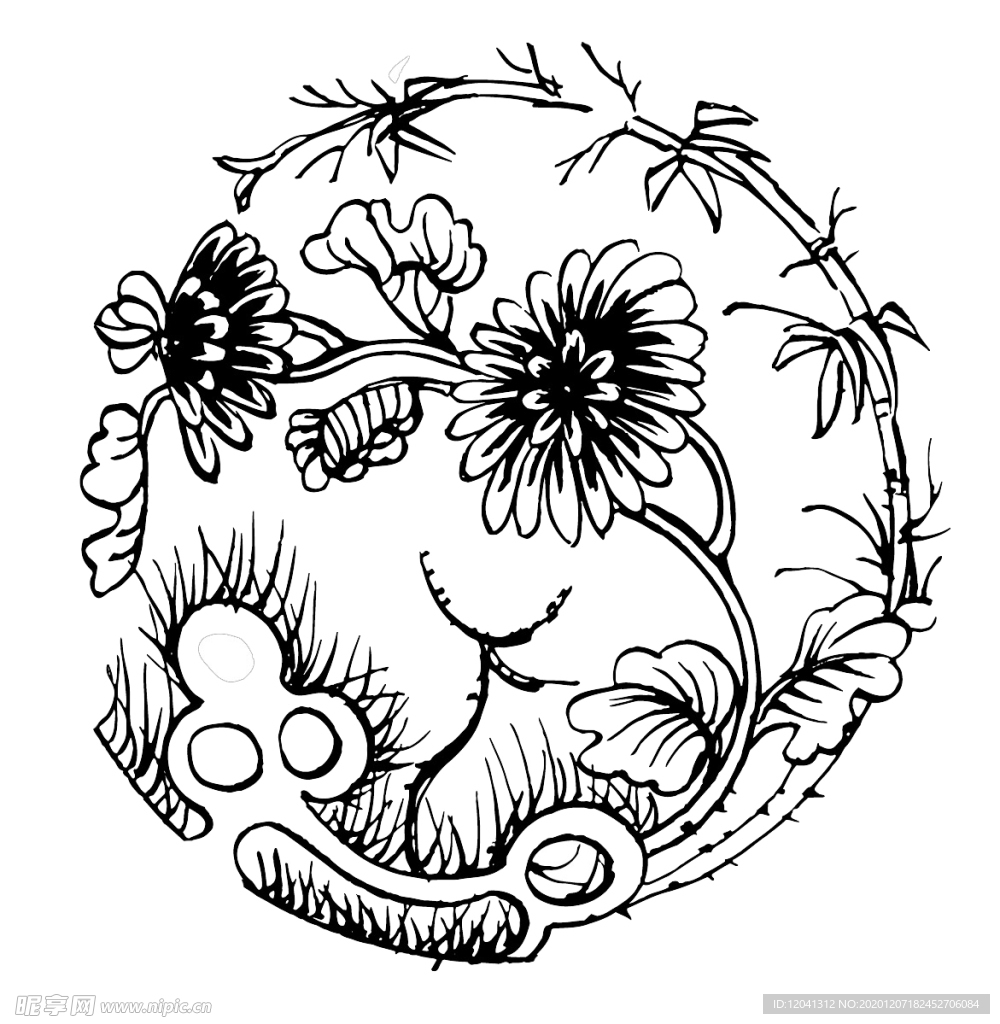 古典花纹