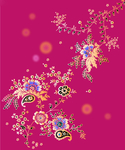 背景花