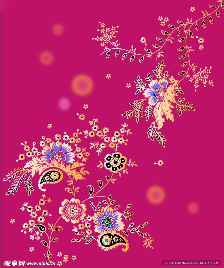 背景花
