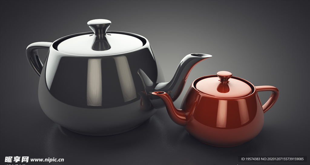 C4D 模型动画茶壶