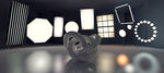 C4D 模型灯光灯箱影棚场景