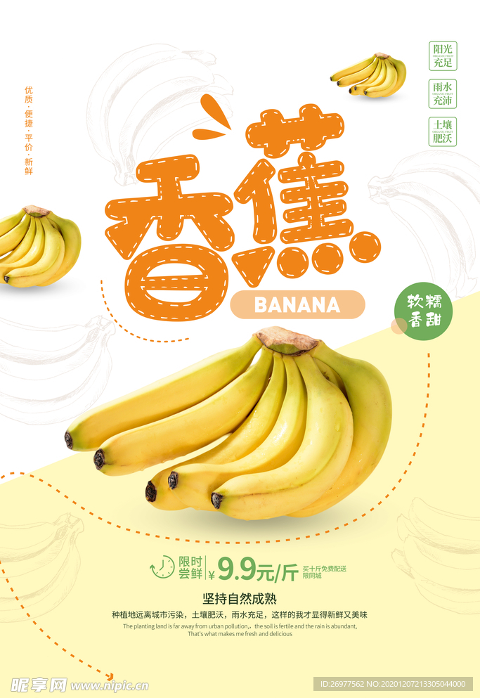 香蕉海报