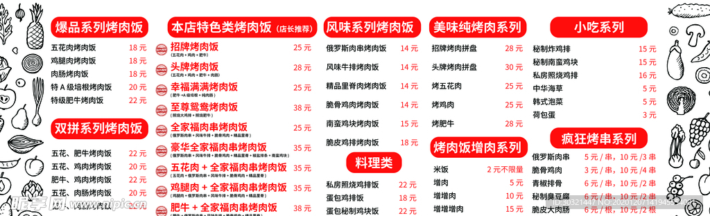 爆品系列烤肉饭