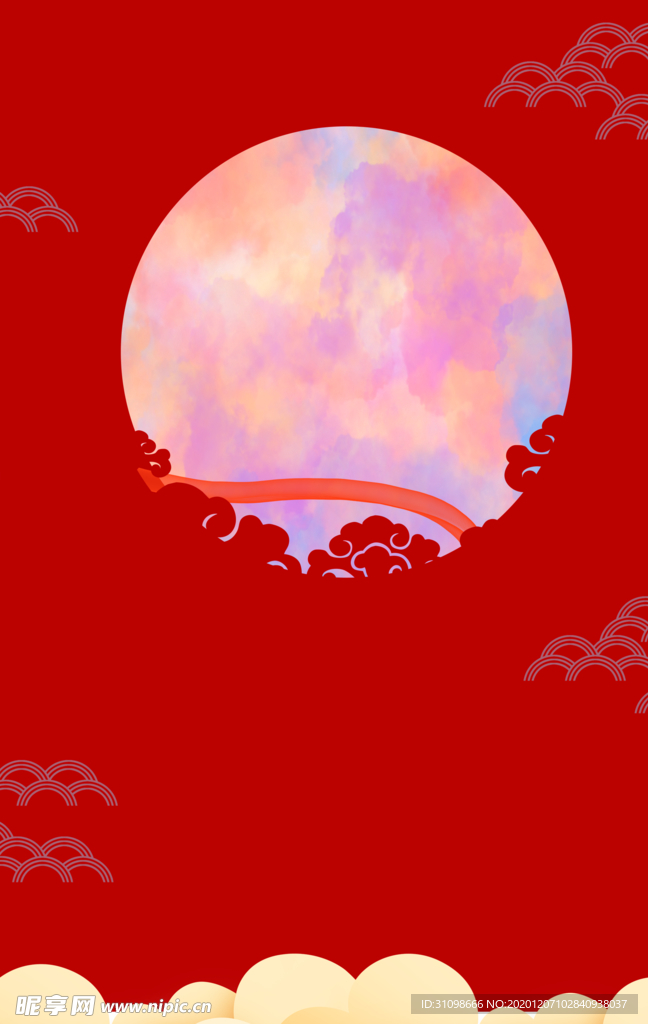 红色背景图片