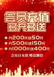 会员充值海报
