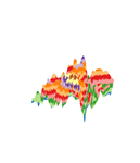 抽象山峰