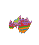 抽象山峰