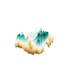 抽象山峰