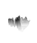 抽象山峰