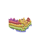 抽象山峰