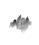 抽象山峰