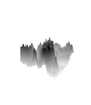 抽象山峰