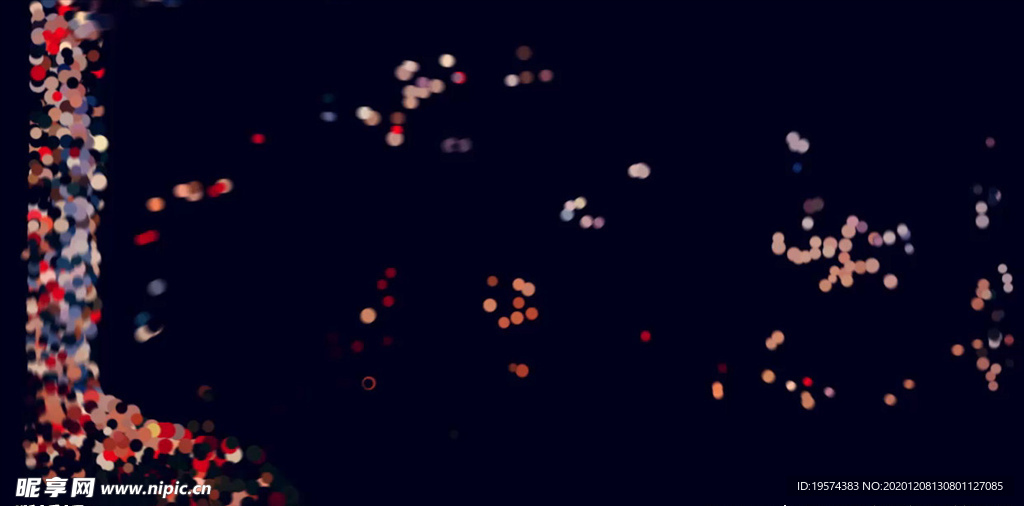 C4D 片头动画运动的波点