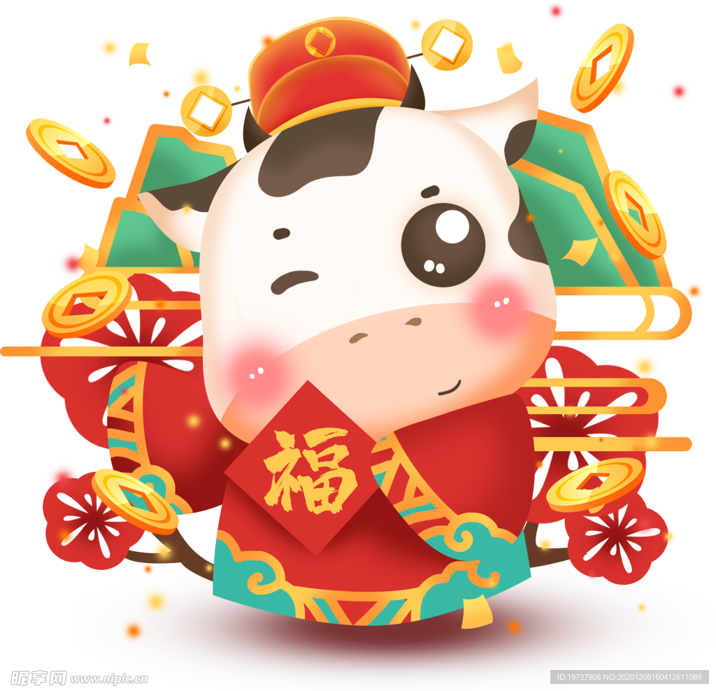 卡通牛