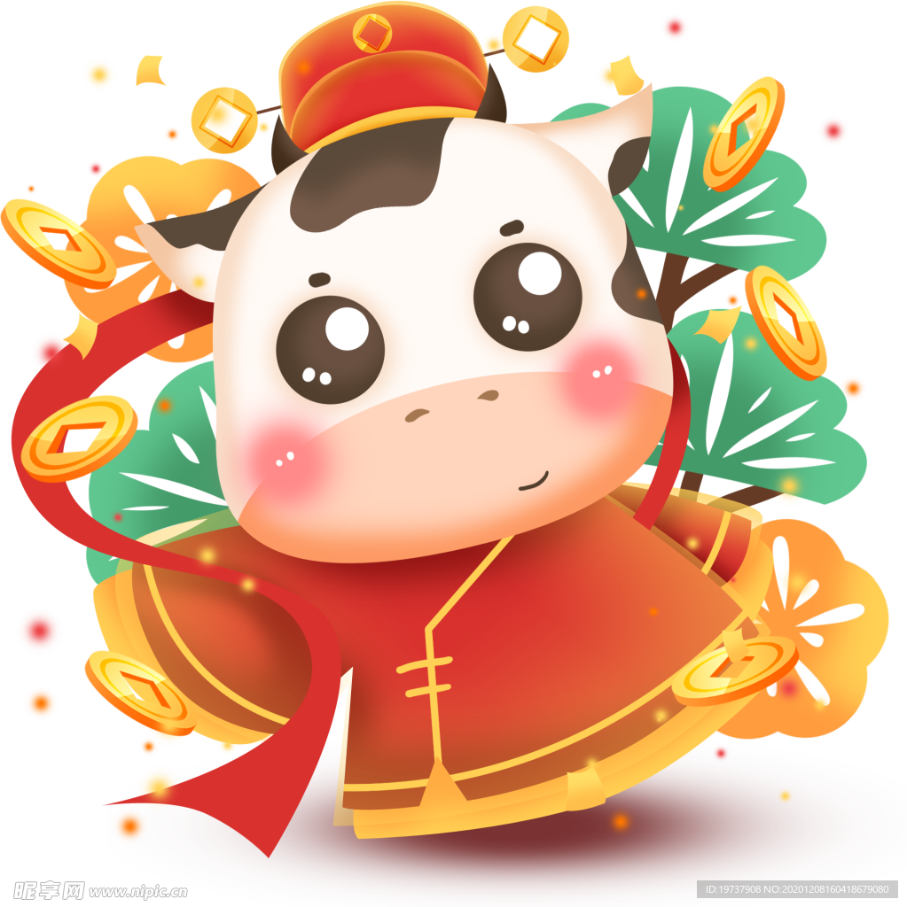 卡通牛