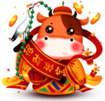 卡通牛