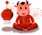 卡通牛