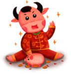 卡通牛