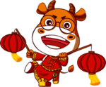卡通牛