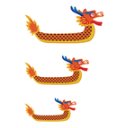 卡通龙舟