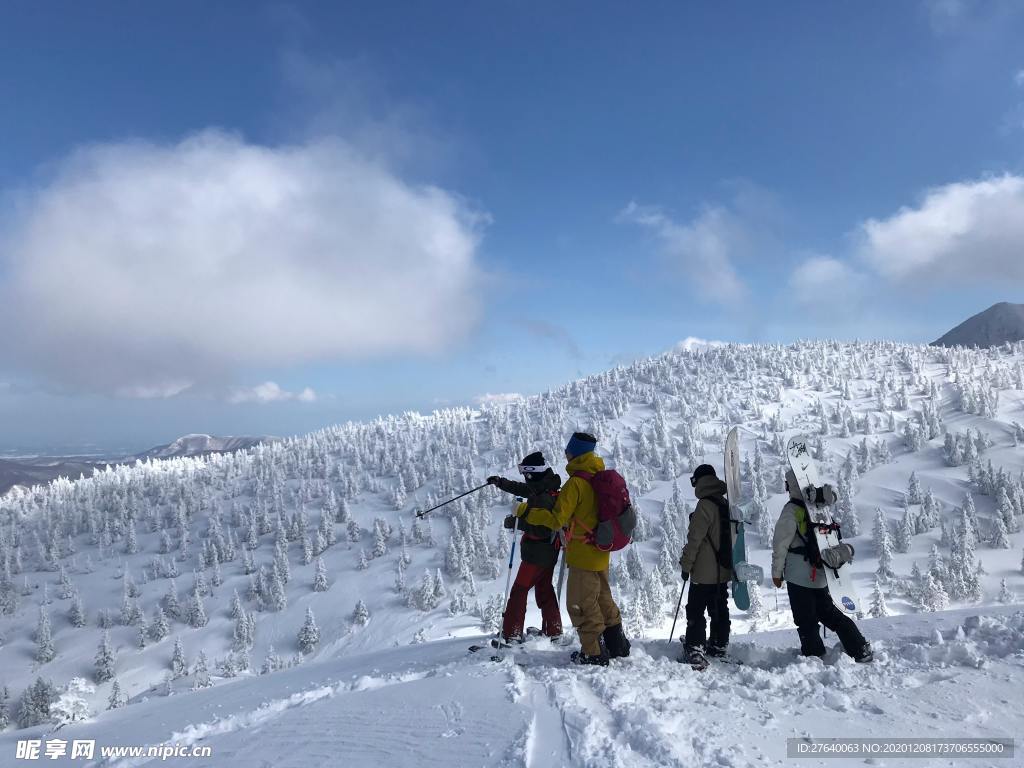 滑雪图片