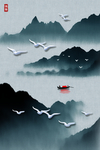 山水画