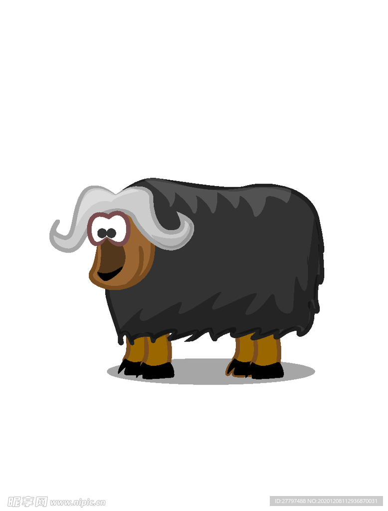 卡通牦牛