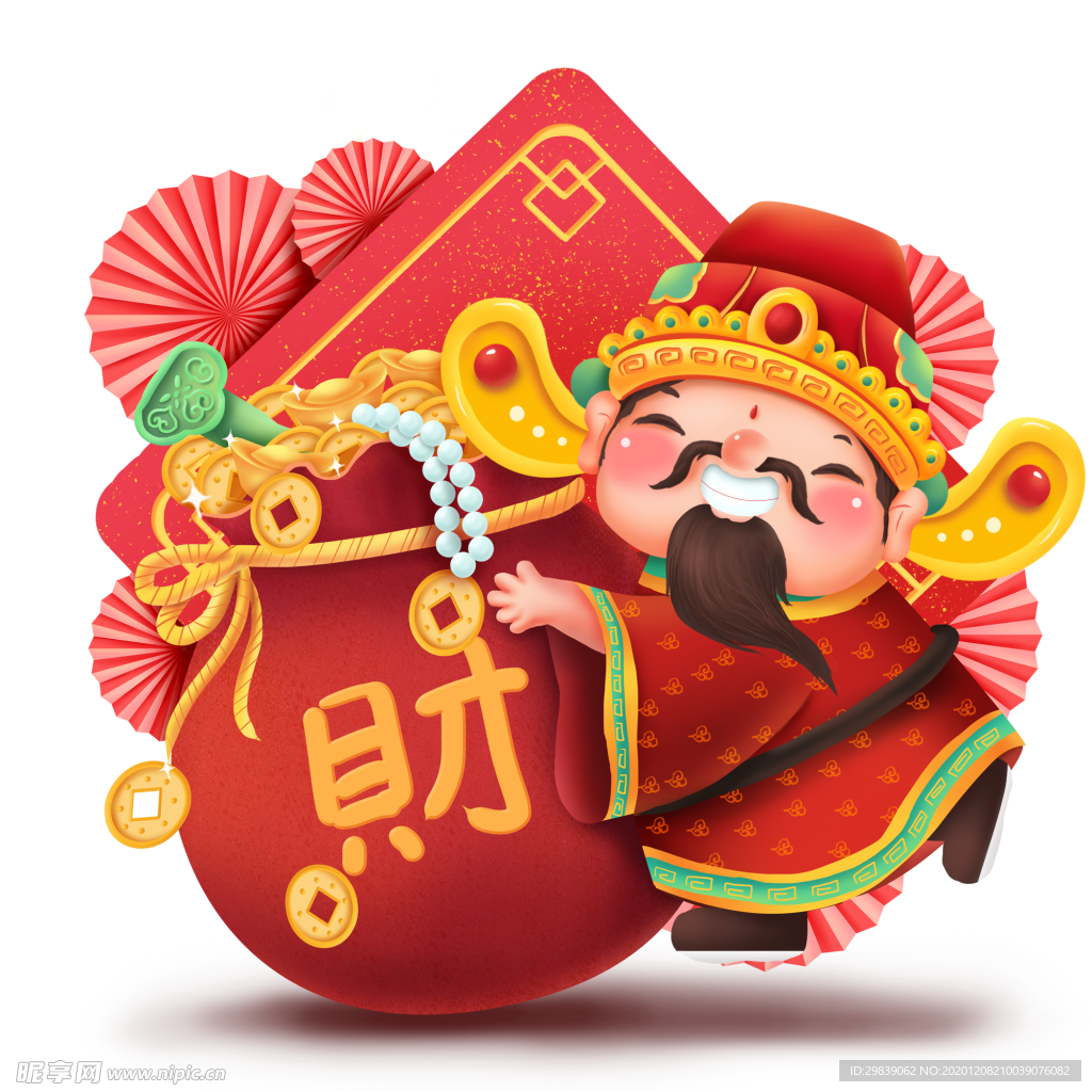 财神爷 素材