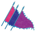 复古三角旗