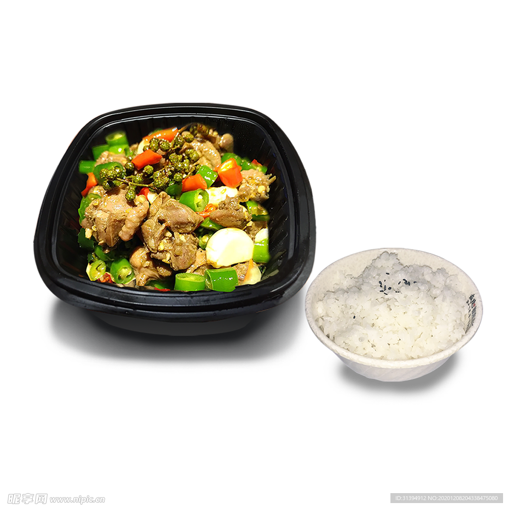 黄焖鸡米饭