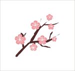 矢量桃花