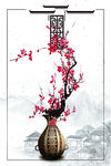 中国风水墨古典装饰画