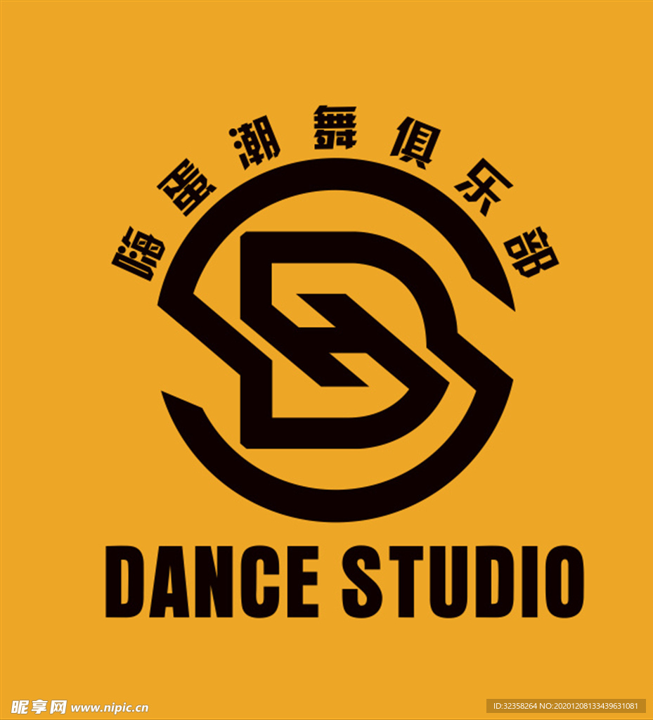 嗨蛋潮舞俱乐部logo