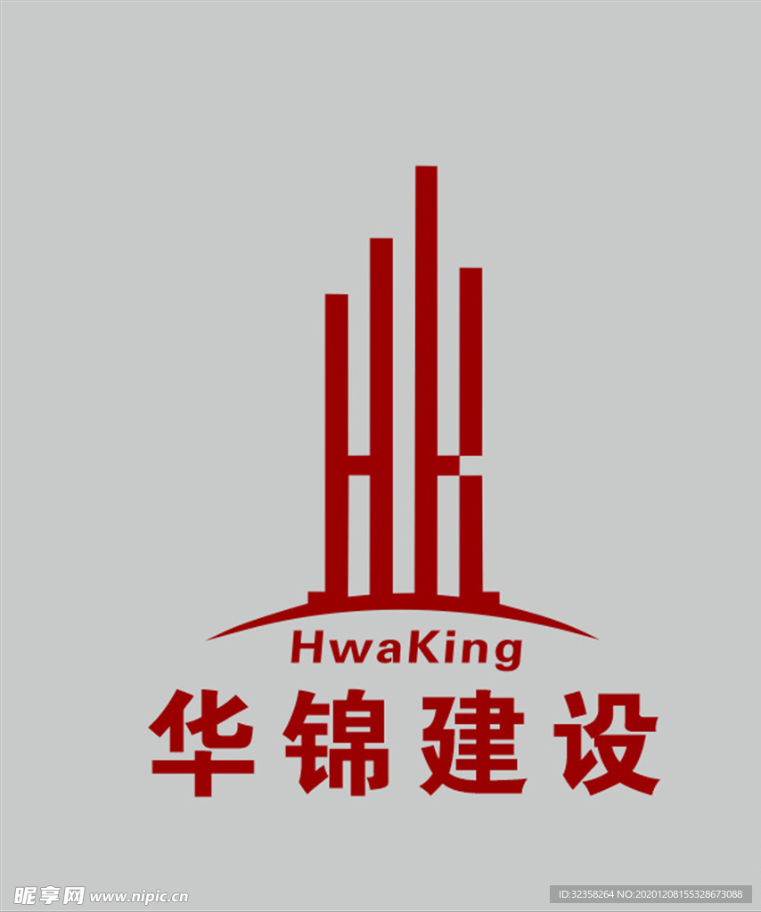 华锦建设logo